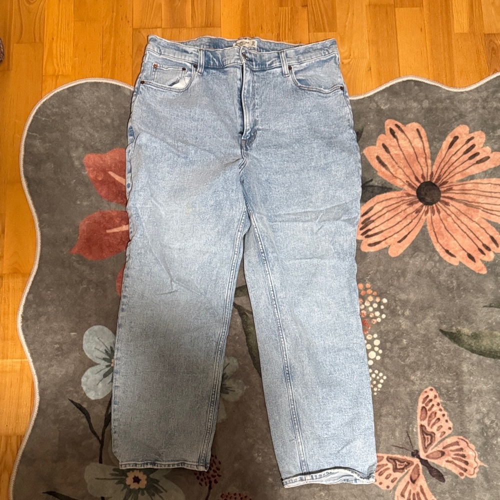 AF ultra high rise ankle straight jeans